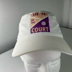 Prince Youth White Tennis Cap brand new‎